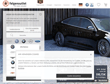 Tablet Screenshot of felgenoutlet.de