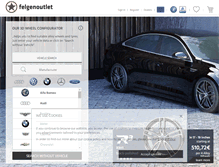 Tablet Screenshot of felgenoutlet.com